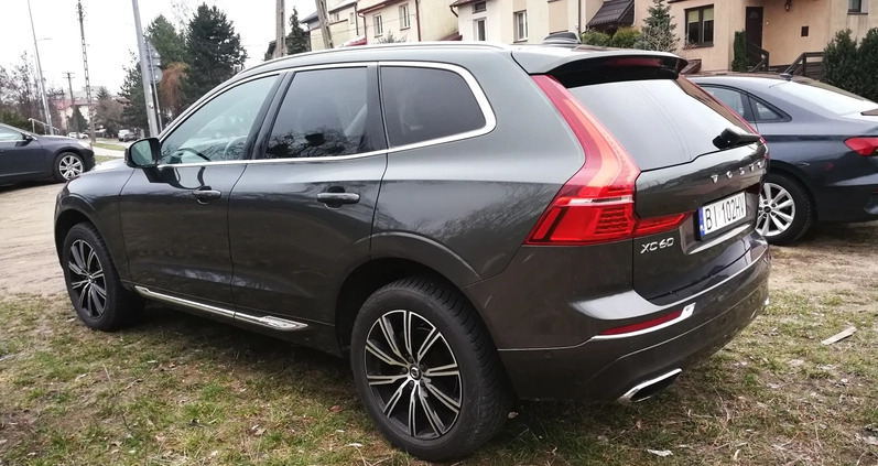 Volvo XC 60 cena 128000 przebieg: 93000, rok produkcji 2019 z Białystok małe 172